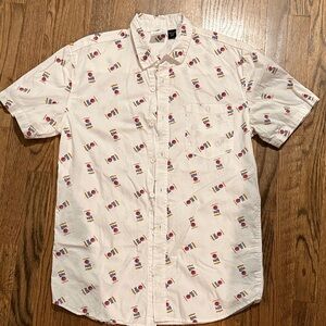 Men’s Miller Lite Button Up
